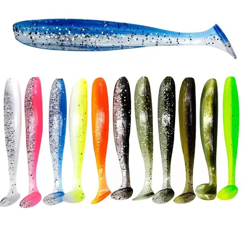 Fishing Lure Soft Plastic - 10Pcs/Bag 70mm 90mm 120mm Swim Bait