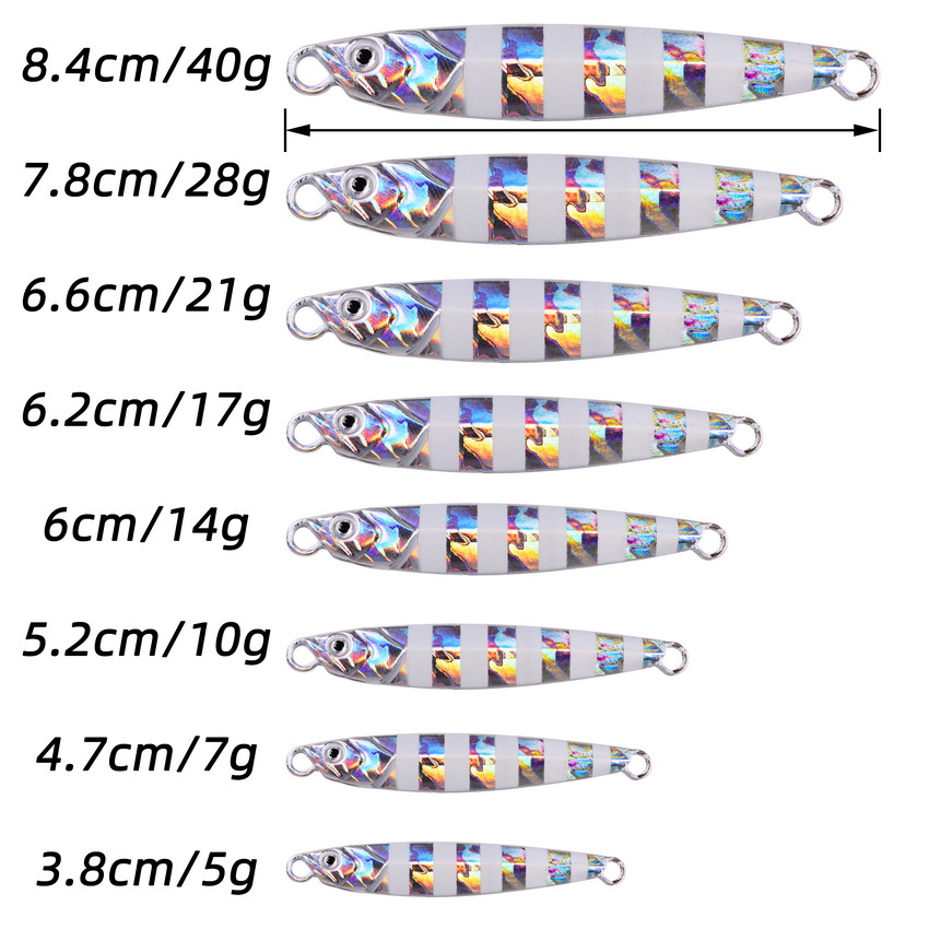 10pcs Metal Jig 7g 10g 14g 17g - Fishing Lure Topwater review and price