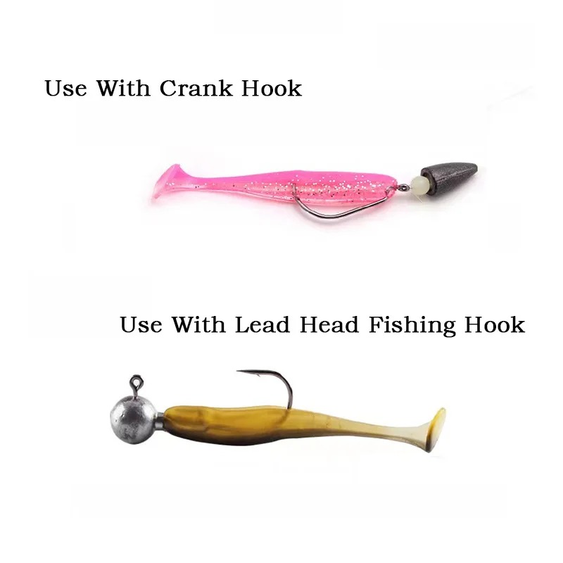 10Pcs/Bag 70mm 90mm 120mm Swim - Fishing Lure Soft Plastic review and price