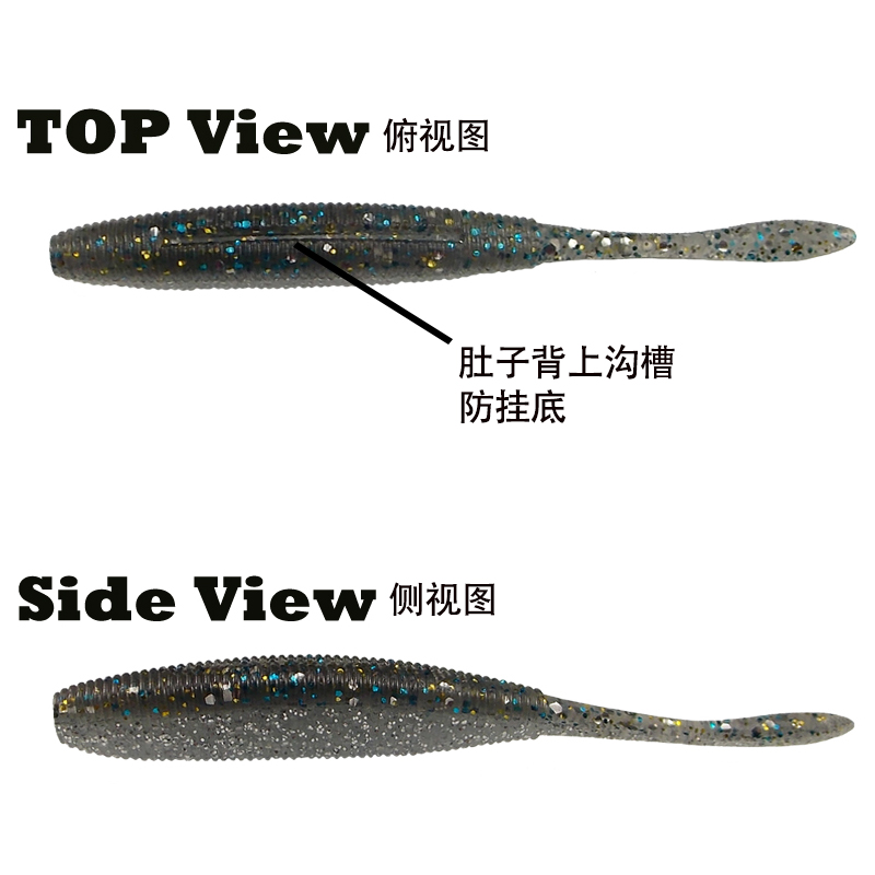 ESFISHING Drive Shad 100mm 8pc - Fishing Lure Soft Plastic review and price